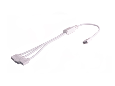 Розгалужувач для RGB LED стрічок 4pin 1+3 шт Білий
