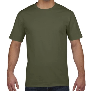 Мужская футболка Gildan Premium Cotton Оливковый 2XL