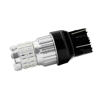 Светодиодная лампа Avolt W21/5W (T20) 3030-6SMD+4014-30smd красная 12-24v(141124)
