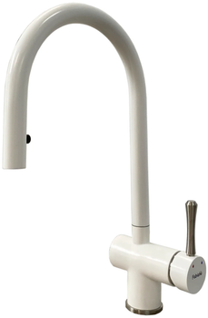 Кухонный смеситель Fabiano FKM 47P SS Alpine White 8232.401.0238