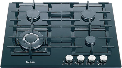 Газова варильна поверхня Fabiano FHG 14-44 VGH-T Black glass 8111.405.0268