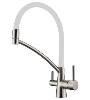 Кухонний змішувач Fabiano FKM 31.10 Inox White 8231.403.0059