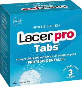 Tabletki Lacer Protabs Dental Prosthesis Cleaning Tablets do czyszczenia protezy zębowe 32 szt (8470001535337)