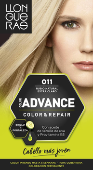 Farba kremowa z utleniaczem do włosów Llongueras Color Advance Hair Colour 11 Nat Ext Light Blond 125 ml (8410825430111)