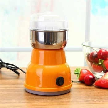 Електрична кавомолка Domotec MS 1406 150вт електропривод Помаранчева