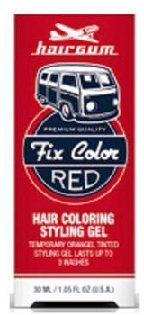 Крем-фарба для волосся з окислювачем Hairgum Fix Color Gel Colorant Red 60 мл (3426354085390)