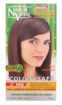 Farba kremowa z utleniaczem do włosów Naturaleza Y Vida Coloursafe Permanent 5.7 Chocolate 150 ml (8414002078103)