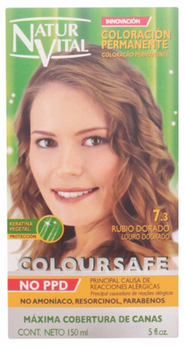 Farba kremowa z utleniaczem do włosów Naturaleza Y Vida Coloursafe Permanent 7.3 Golden Blonde 150 ml (8414002077991)
