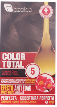 Farba kremowa z utleniaczem do włosów Azalea Color Total 5 Light Brown Hair 100 ml (8420282041393)