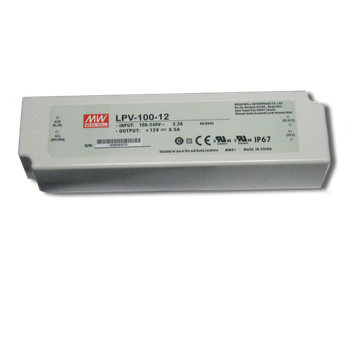 Блок питания Mean Well LPV-100-12 8,5А, IP67 (пластик)