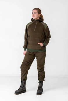 Костюм Eva Military спортивний флісовий, тактичний жіночий колір хакі, розмір XL (52-54)