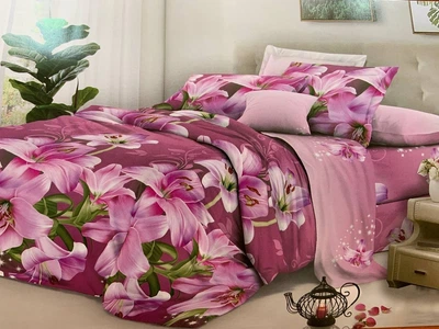 Евро комплект постельного белья Vital - Textile Бязь 3D Premium 200х220 см (BPe-277)