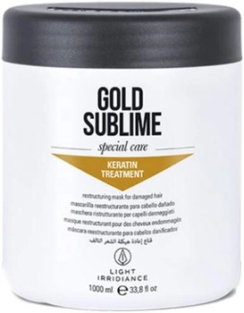 Maska do włosów Keratynowa maska ​​lecznicza Light Irridiance Gold Sublime 1000 ml (8435138437015)