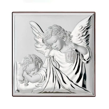 Ікона срібна Valentі Ангел-Охоронець (8 x 8 см) 81200 3L