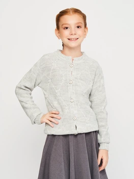 Підліткова кофта для дівчинки UKC Kids 2468 158 см Сіра (ROZ6400177160)