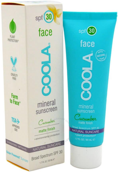 Krem przeciwsłoneczny COOLA Mineral Face Sunscreen Matte Tint SPF30 50 ml (857770005496)