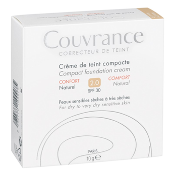 Компактна крем-пудра для обличчя Avene Couvrance 2.0 SPF30 Normal Combination Skin 10 мл (3282770100075)