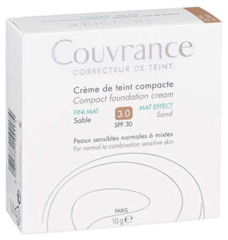 Puder w kremie Avene Couvrance 3.0 SPF30 Normal Combination Skin 10 ml (3282770100174)