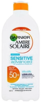 Сонцезахисний лосьйон Garnier Delial Sensitive Sun Milk SPF50 400 мл (3600541072992)