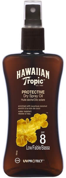Сонцезахисна олія Hawaiian Tropic Protective Dry Spray Oil SPF8 Low 200 мл (5099821009977)