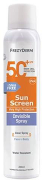 Сонцезахисний спрей Frezyderm Sun Screen Invisible Spray SPF50 200 мл (5202888222405)