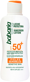 Spray przeciwsłoneczny do ciała Babaria Sunscreen Spray For Sensitive Skin SPF 50 100 ml (8410412000413)