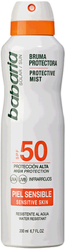 Spray przeciwsłoneczny do ciała Babaria Protective Mist For Sensitive Skin SPF50 200 ml (8410412000550)