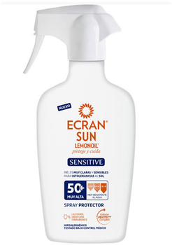 Spray do opalania Ecran Sun Lemonoil Sensitive Protective Spray SPF50 300 ml (8411135482166)