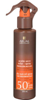Olej do ciała Arual Dry Oil Spray SPF50 200 ml (8436012783273)
