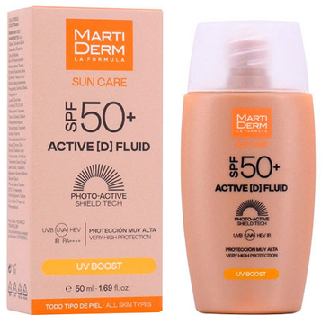 Сонцезахисний крем Martiderm Sun Care Active Fluid SPF50+ 50 мл (8436589051102)