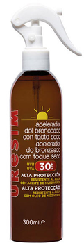 Olej do ochrony przeciwsłonecznej Uresim Dry Oil Tan Accelerator SPF30 300 ml (8437001805228)