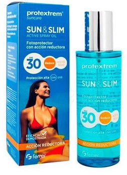 Rozpylać przeciwsłoneczny Protextrem Sun and Slim SPF30 Reducing Action Photoprotector 200 ml Ferrer (8470001753120)
