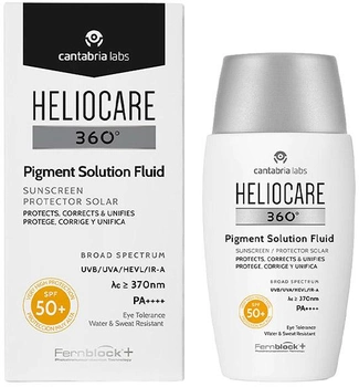 Сонцезахисний лосьйон Heliocare 360 Pigment Solution Fluid SPF50+ 50 мл (8470001977793)