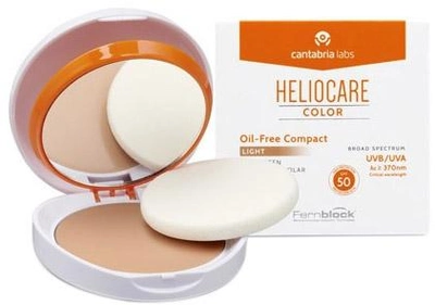 Puder Heliocare Color Oil Free Compact Make Up SPF50 Light 10 g (8470002029231)