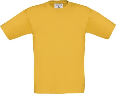 Футболка дитяча B&C Exact 150 Жовта 7-8 років 128 см
