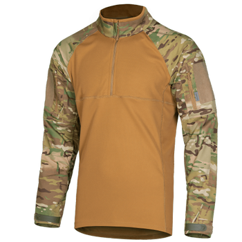 Рубашка тактическая полевая износостойкая летне-весенняя рубашка KOMBAT (XXXL) Multicam/Койот (SK-N7047(XXXL)S)