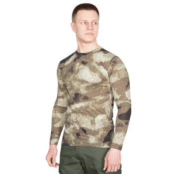 Лонгслив тактичечкий мужская футболка с длинным рукавом для силовых структур XXXL A-Tacs Au (SK-N2206XXXLS)