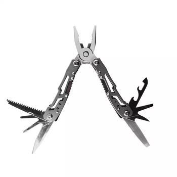 Мультитул Многофункциональный Multitool 9in1 в чехле silver