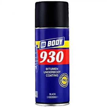 Мастіка в аерозолі (бітумна) 400мл BODY 930