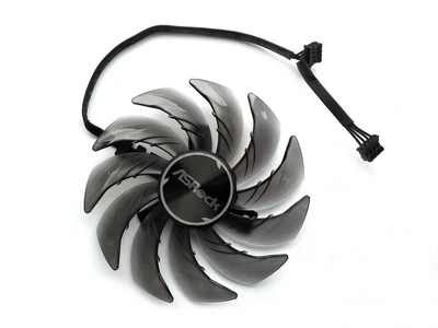 Вентилятор FirstD для видеокарты ASRock RX 6600 6700 6750 6800 XT Challenger 87 мм FDC10H12S9-C (FDC10U12S9-C) (№453.3)