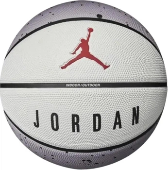 М'яч баскетбольний Nike JORDAN PLAYGROUND 2.0 8P DEFLATED CEMENT GREY/WHITE/BLACK/FIRE RED size 5 J.100.8255.049.05 5