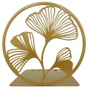 Упор для книг Glozis Ginkgo Bronze G-040 14 х 14 см