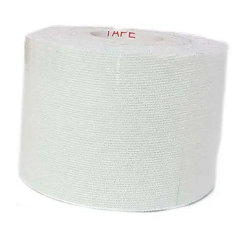 Кінезіо тейп BC-0474-5 Kinesio tape еластичний пластир в рулоні білий