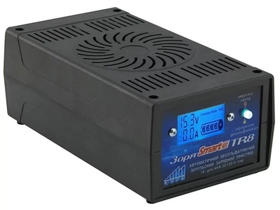 ЗП Зоря Smart TR-8 для акумулятора 12V, ємність АКБ 30–120 А·г, зарядний струм до 7A