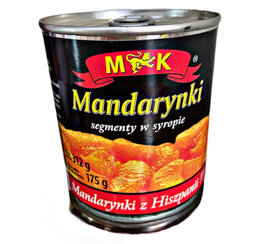 Мандаринки в сиропе МК 312г