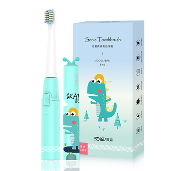 Дитяча звукова зубна щітка Seago EK9 Dino Зелена