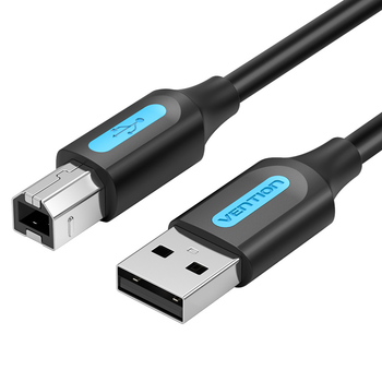 Кабель Vention 0.5м USB -USB Type-B 2.0 480 Мбит/с 2A USB-A на USB-B для Принтера Черный