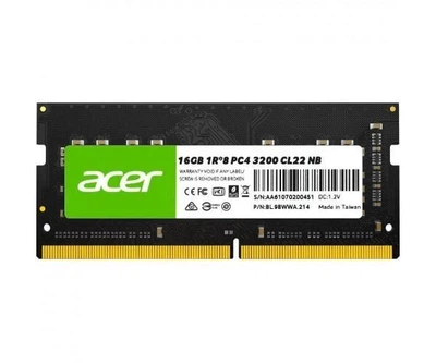 Модуль пам'яті Acer DDR4 16GB 3200MHz SODIMM SD100 (box) (BL.9BWWA.214)