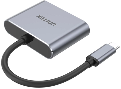 Adapter Unitek V1126A USB-C - HDMI 4K 60 Hz + VGA FullHD (4894160042842)
