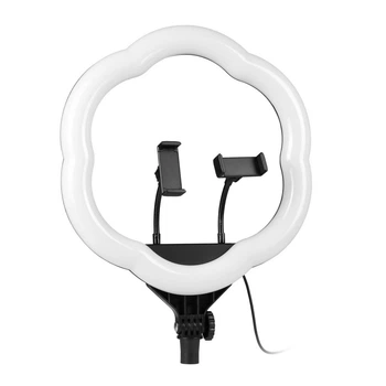 Лампа RGB Soft Ring Light LC-368(Flower Type) 36 cm Черная